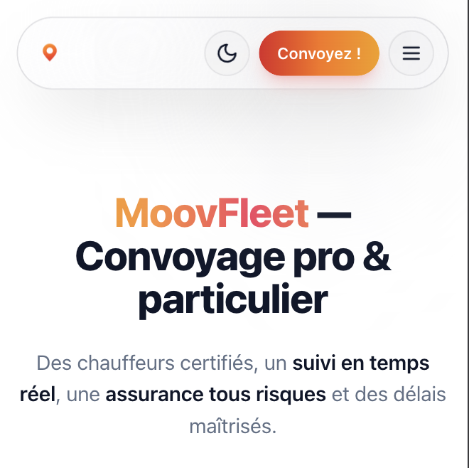 Exemple de site web moderne conçu par Kodifyo